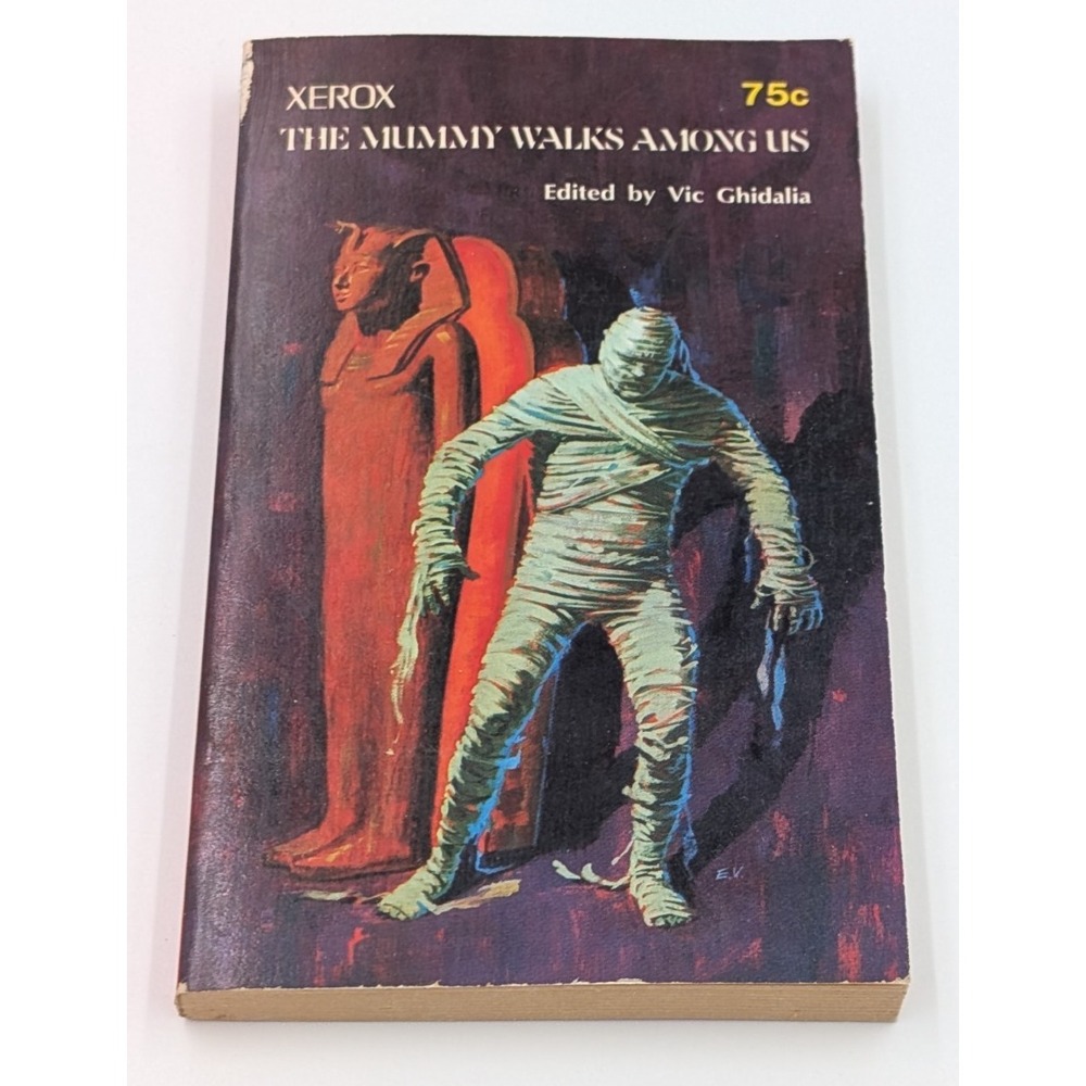 The Mummy Walks Among Us Xerox Edited by Vic Ghidalia 1971 Horror Book Vintage